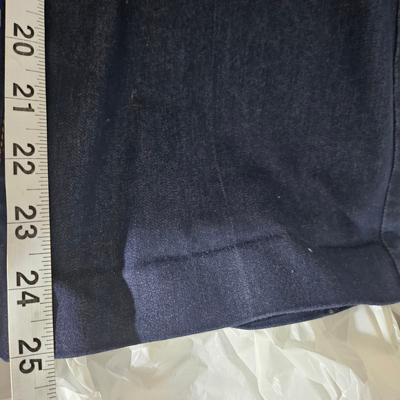 CHICOS Denim The Platinum Trouser Wide Leg Jeans sz 1 short - Picture 7 of 8